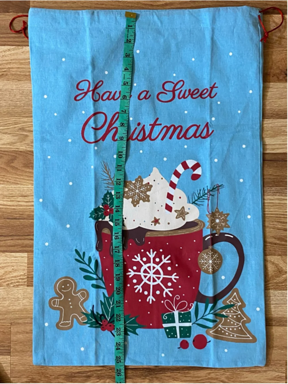 Holiday Decor Christmas Gift Bag / Coffee Mug NWOT